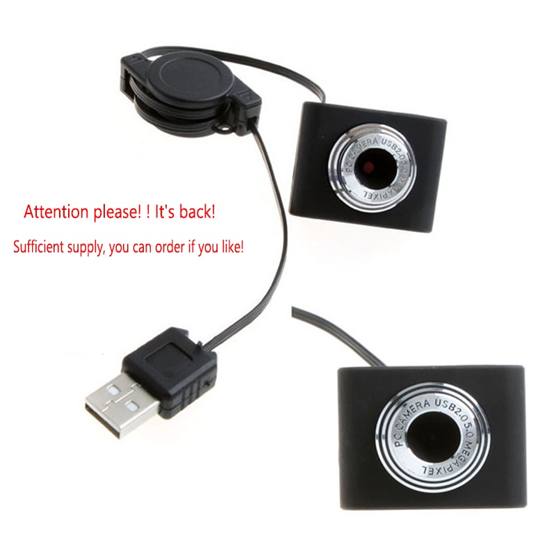 Hd Webcam Usb 2.0 50.0M Pc Camera Hd Webcam Camera Webcam Voor Laptop Desktop Pc 360 ° roterende Functie Met Microfoon