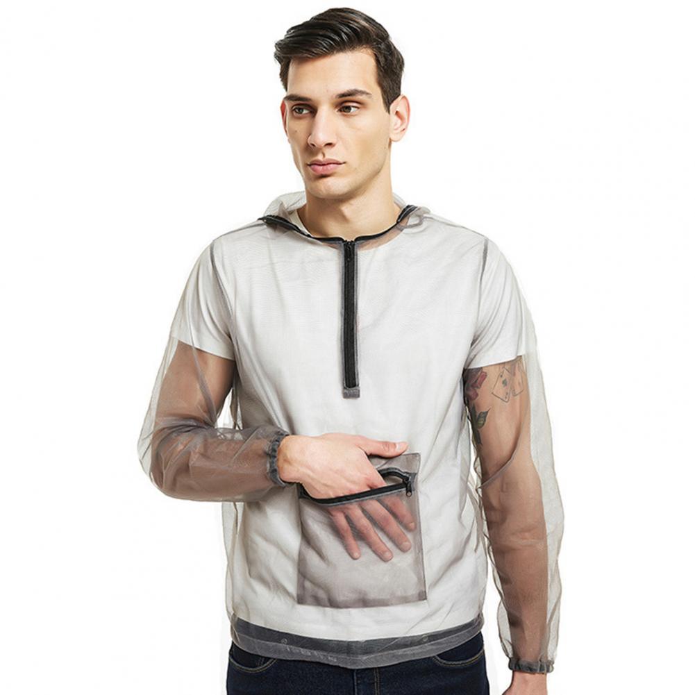 Combinaison anti-moustique à Double fermeture éclair pour le jardinage, veste respirante anti-insectes, Super Cool et douce