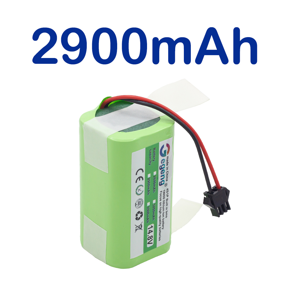 Gegeng 14.8V 3500mAh Li-ion Battery for Eufy RoboVac RoboVac Ecovacs Deebot N79S Conga Excellence 1990 Tesvor X500 Lefant T700: black