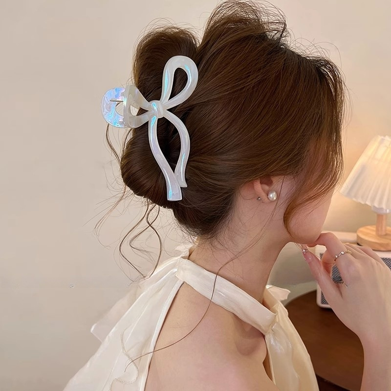 Aishg pérola arco caranguejo grampo de cabelo para mulheres geléia garra clipes tesoura forma braçadeira barrette hairpin meninas acessórios para o cabelo