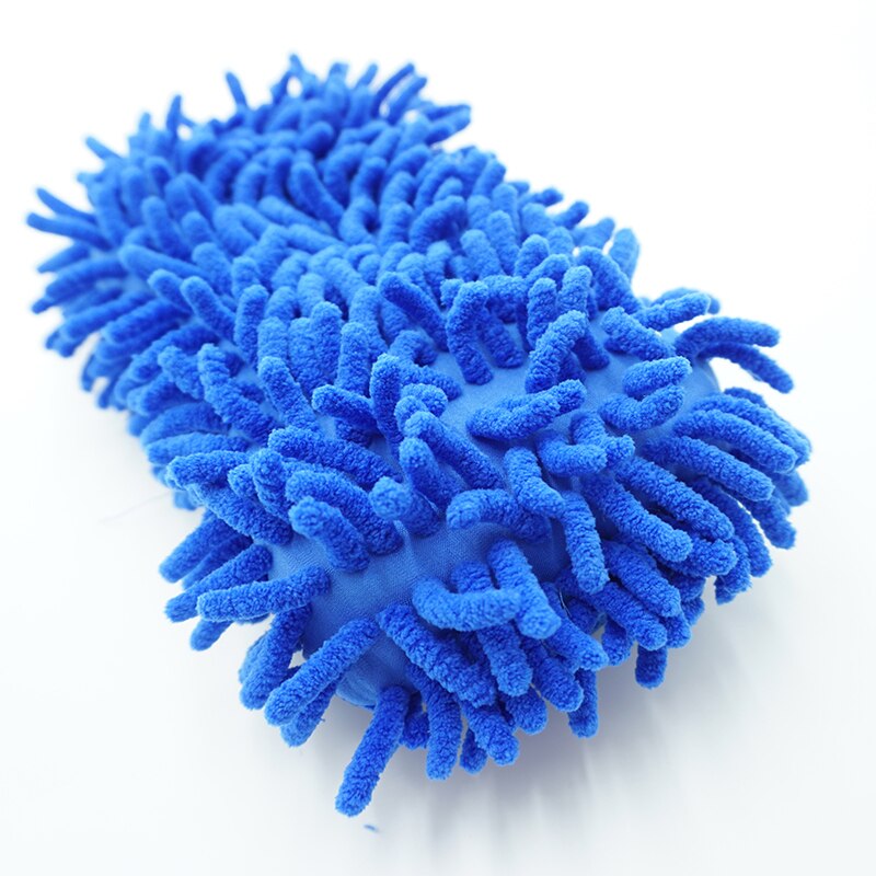 Éponge de lavage de voiture corail, 1/2 pièces, brosses de nettoyage de voiture, gants Chenille, fournitures de nettoyage de beauté