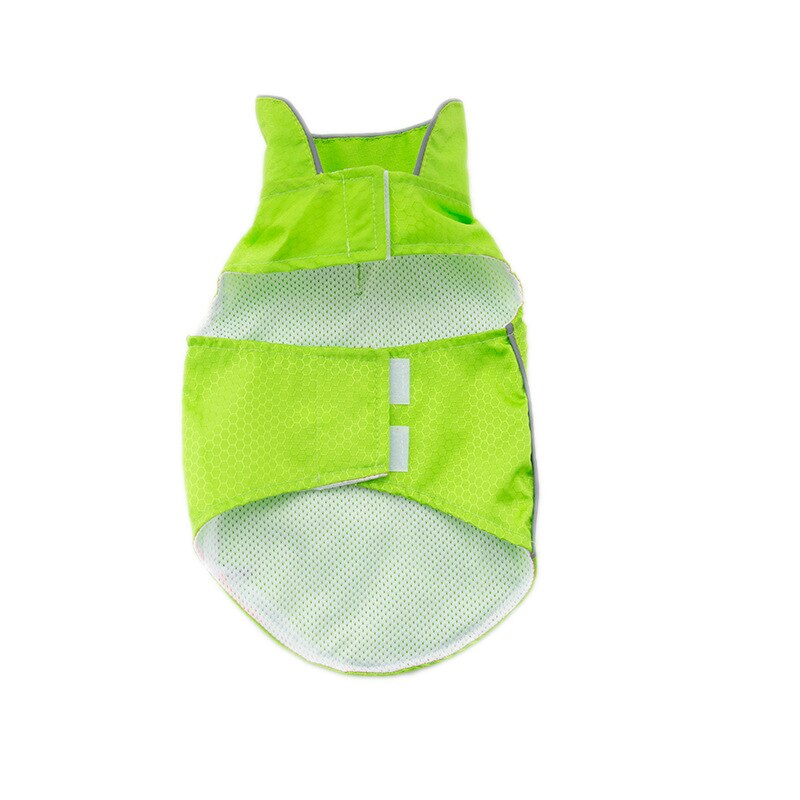 Vêtements créatifs pour animaux de compagnie, sans manches, à la , bande réfléchissante, gilet pour chiens, imperméables, respirants et fins