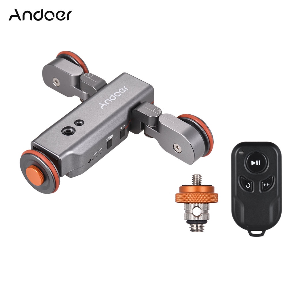 Andoer L4 Pro Gemotoriseerde Camera Video Dolly Track Slider Afstandsbediening Mini Slider Skater Voor Canon Nikon Sony Dslr Camera telefoon