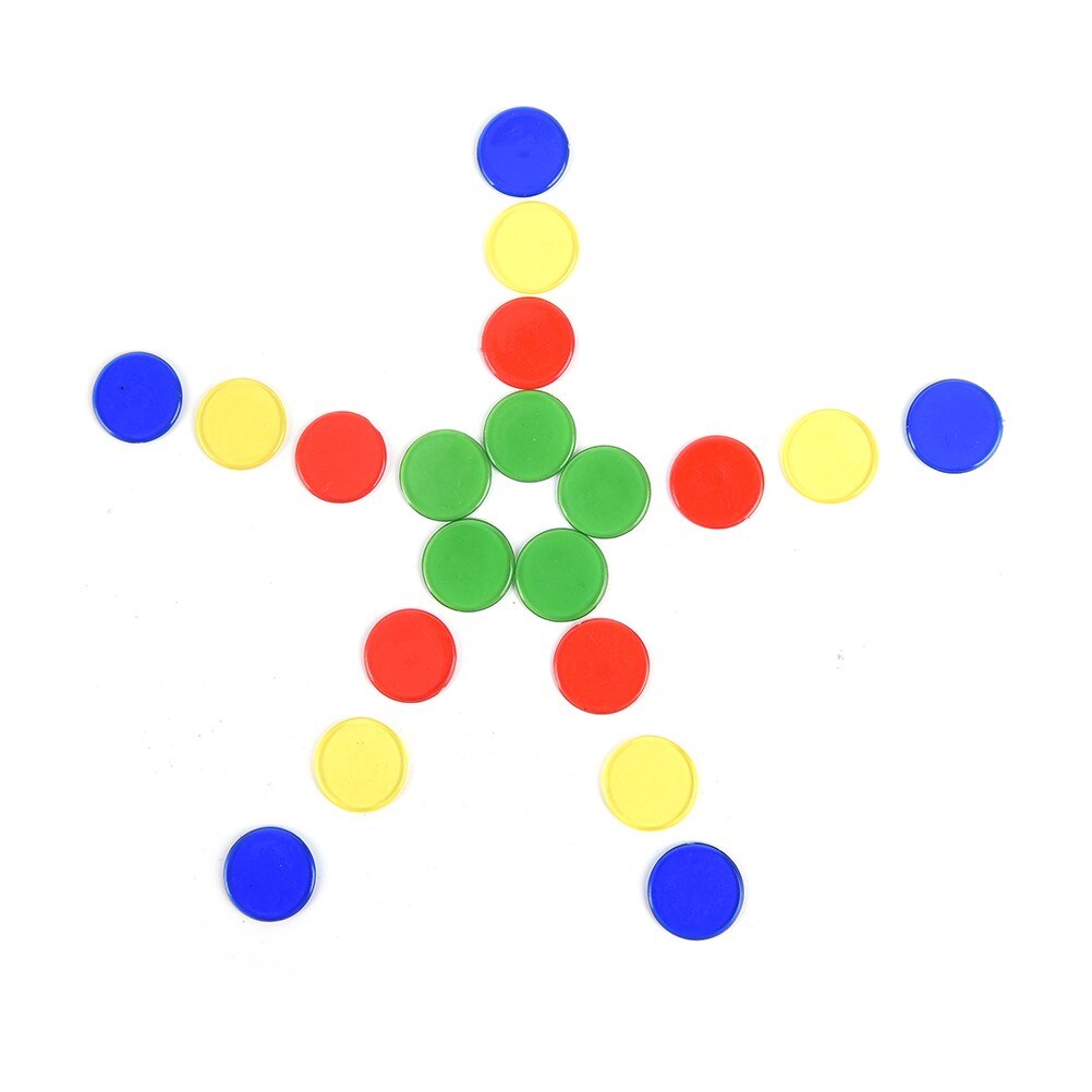 200 Fichas De Juego De Plástico Re-Plastic De 19 Mm - Contadores De Color Rosa Y Azul Para Bingo, Matemáticas Y Actividades Educativas