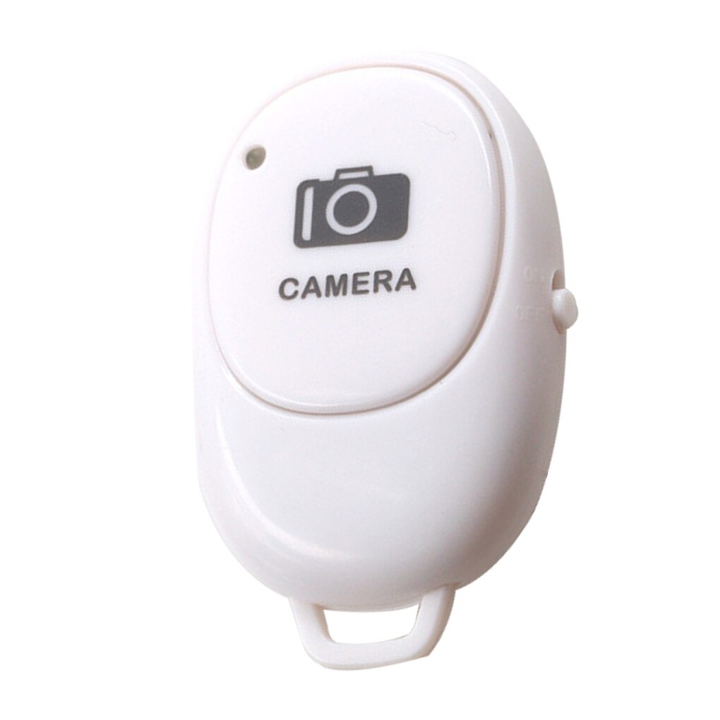 Mini Bluetooth Fernbedienung Geschmack kabellos Regler Selbstauslöser Kamera Stock Auslöser Telefon Selfie für ios / Android: weiß