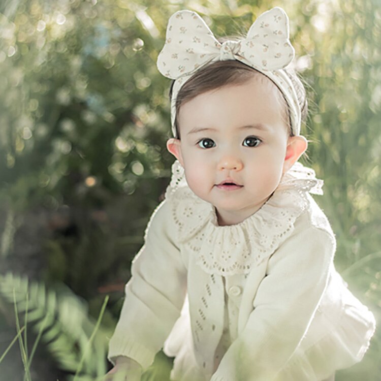 0-24M Japan Stil Kinder Baby Mädchen Strickjacke Gestrickte Pullover Mäntel Hohl Rüschen Baumwolle Top Oansatz Einzelne breasted Top Outwear