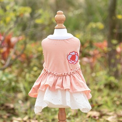 Ropa de perro divertida Floral Rosa Cool Pet Dog traje cachorro recién llegado Pitbull pequeño Animal gato lindo abrigo femenino productos: Rose Pink / XS
