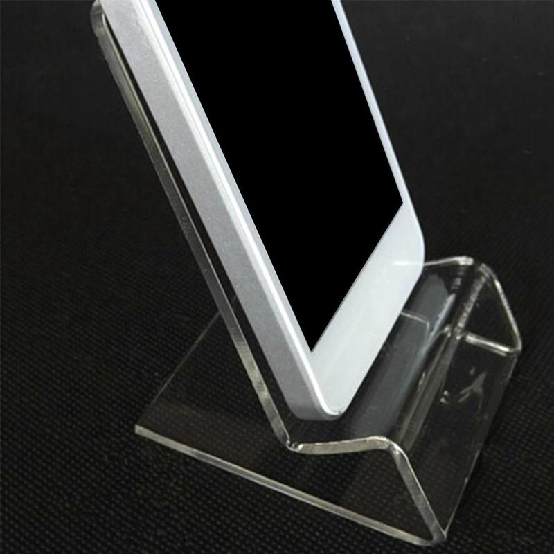 Acrylic Business Card Rack Transparent Card Clip Display Office Bracket Supplies Stationery