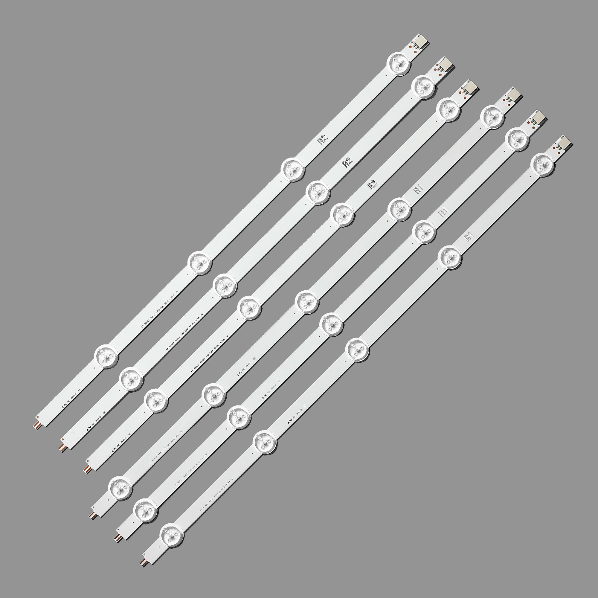 12 stk ledet bakgrunnsbelysningslist til  lg 47 ln 5708-za 47 ln 570r-za 47 la 620s 47 ln 5400 6916l-1174a 6916l-1175a 6916l-1176a 6916l-1177a