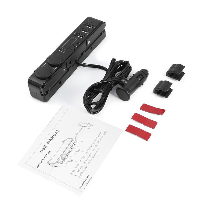 Auto USB Lader Sigarettenaansteker Power Adapter Auto Telefoon USB Snel Opladen 24 V 12 V Naar 5 V Power converter Splitter