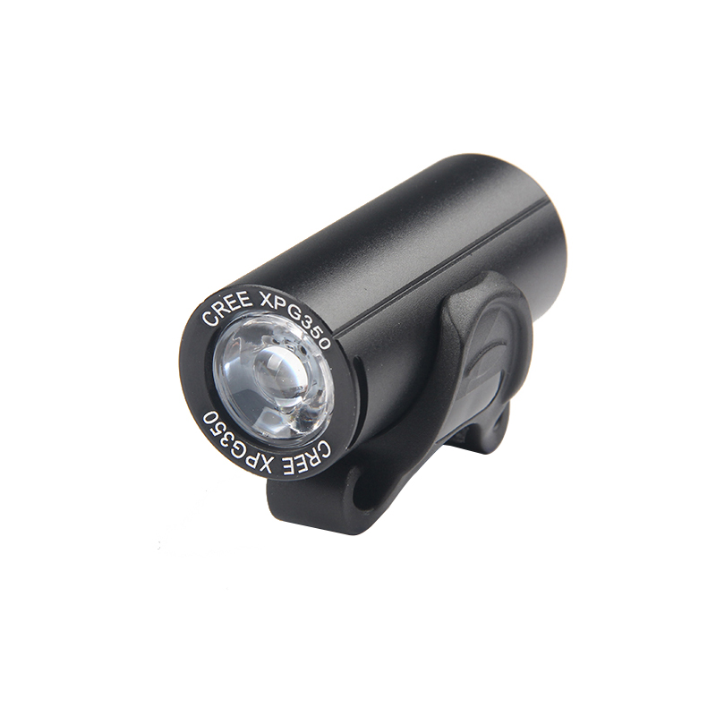 Oplaadbare 350 Lumen Bike Front Light En Fiets Usb Koplamp IPX4 Waterdicht Voor Fietsen: Black