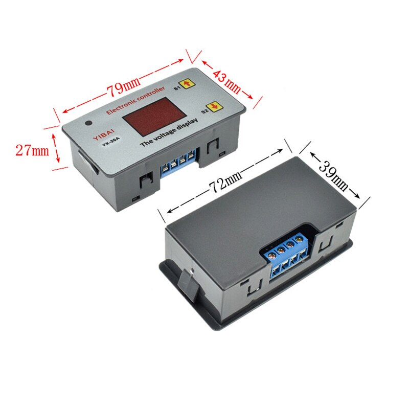 12v elektronisk kontroller, lavspent batteri, automatisk avstengning, beskyttelsesbryter, lavspenningsregulator