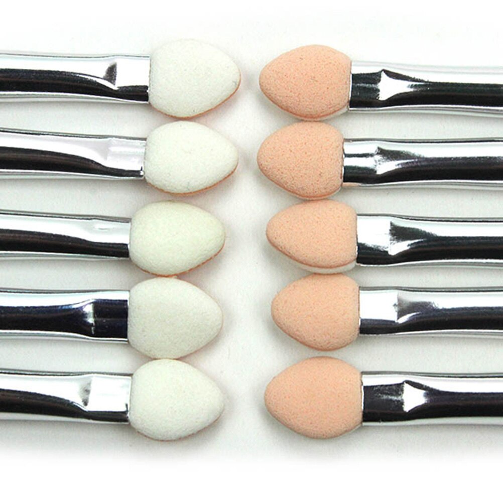 10 brochas de sombra de ojos, esponja aplicadora de sombra de ojos, mezcla de brochas de maquillaje, cosmética, maquillaje de ojos, A3