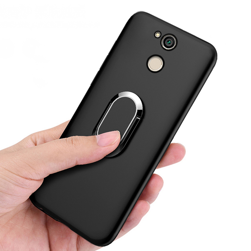 Hoesje Voor Sony Xperia Xa2 Hoesje H3113 H3123 H3133 H4113 H4133 Klassieke Vingerring Zachte Siliconen Coque Voor Sony Xperia Xa2 Funda