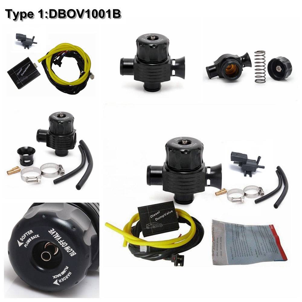 Universal ElectrIcal Turbo Diesel Blow Off Valve With Horn Dump Valve Kit TK-DBOV1001/TK-DBOV1001B