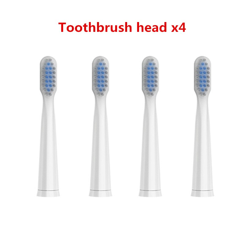 Electric Toothbrush With Two Brush Heads Adult Five-speed USB Rechargeable Teeth Brush Powerful Ultrasonic Electric Toothbrush: brush heads x 4