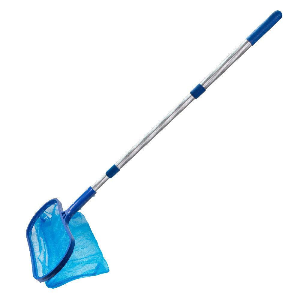 F# Swimming Pool Cleaning Net Leaf Rake Deep Bag Telescopic Skimmer Net Aquarium Rescue Pool Cleaning Mesh Tools: Default Title