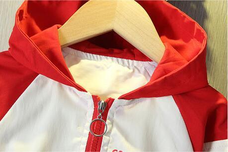 Chaqueta fina con capucha para bebé, de Primavera y otoño, estilo coreano