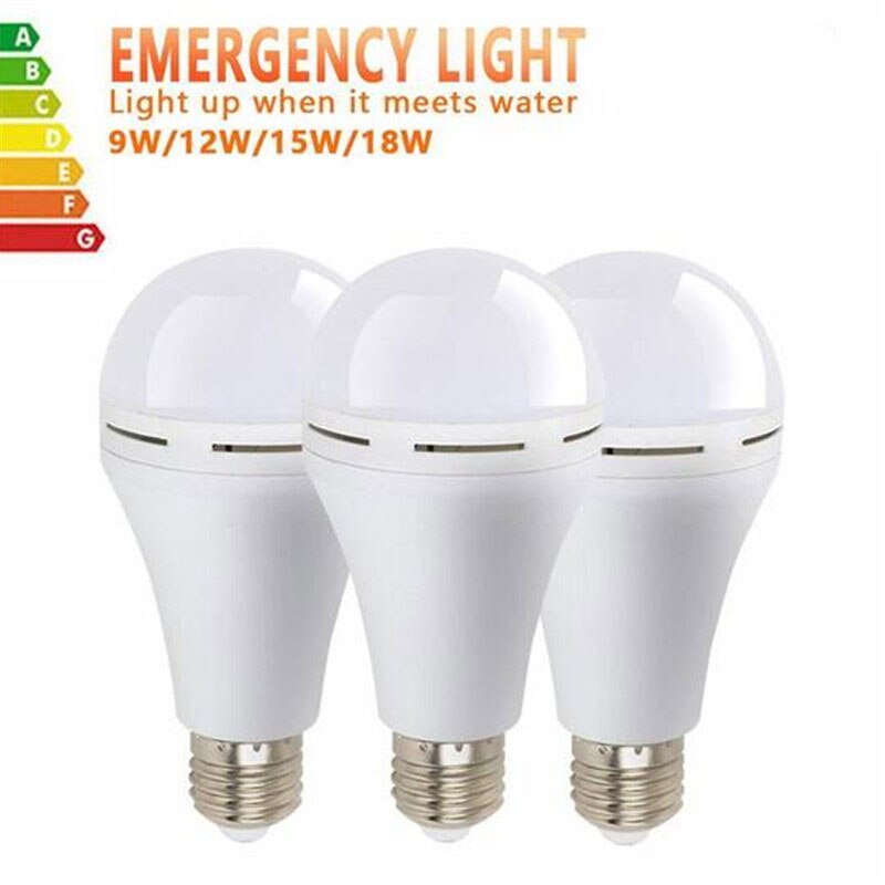 Smart Emergency Light With Switch Hook E27 Led Charging Bulbs For Home Dormitory Restaurant RH