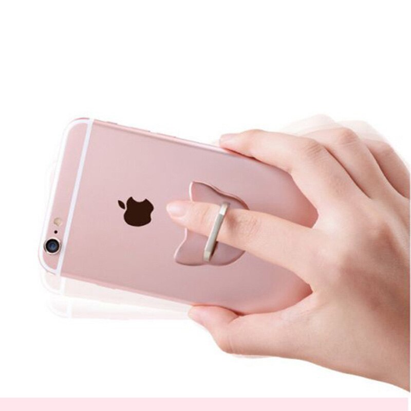 360 Degree Mouse Shape Finger Ring socket Mobile Phone Holder Stand For iPhone for oneplus socket For all Smfor phone