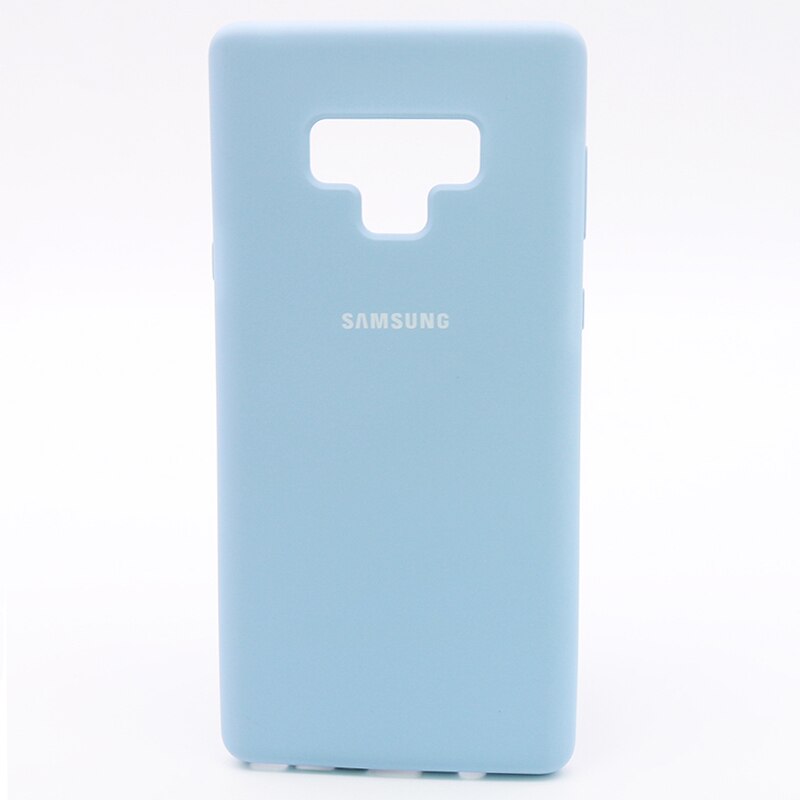 Samsung Note 9 Galaxy Note 9 Case 9 Clear Back Cover 360 Cute Luxury Shockproof Hard Protective PC Case Original Phone Cover: Sky blue