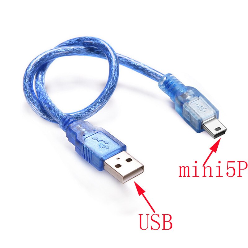 10pcs USB Male to USB Male USB female Mini 5P Micro B female Cable data sync For Computer Mobile phone Printer MP3 MP4 Cable: USB Male to Mini 5P