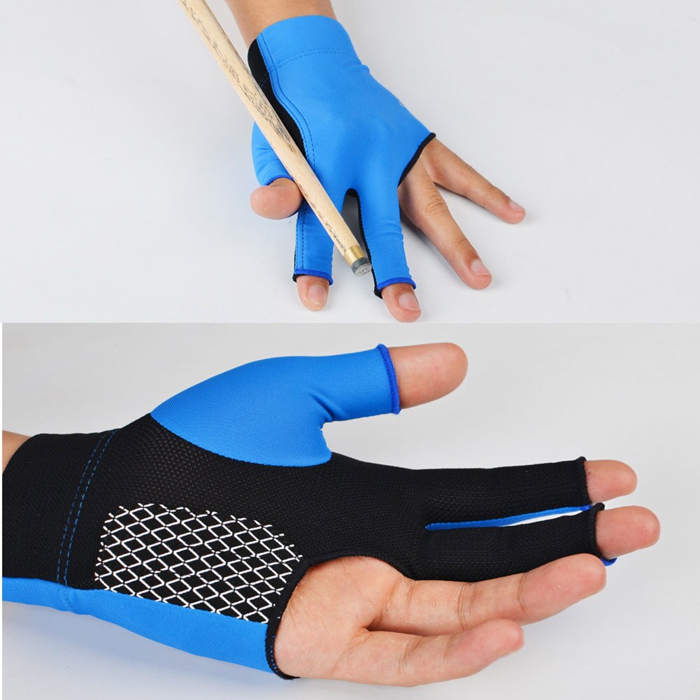 1pcs Man Woman Silicone Non-slip Fingers Show Gloves for Billiard Snooker Cue Sport YA88