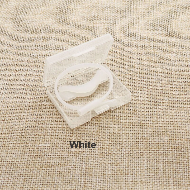 Correas de gafas para niños, funda de goma de silicona para gafas de bebé: Blanco