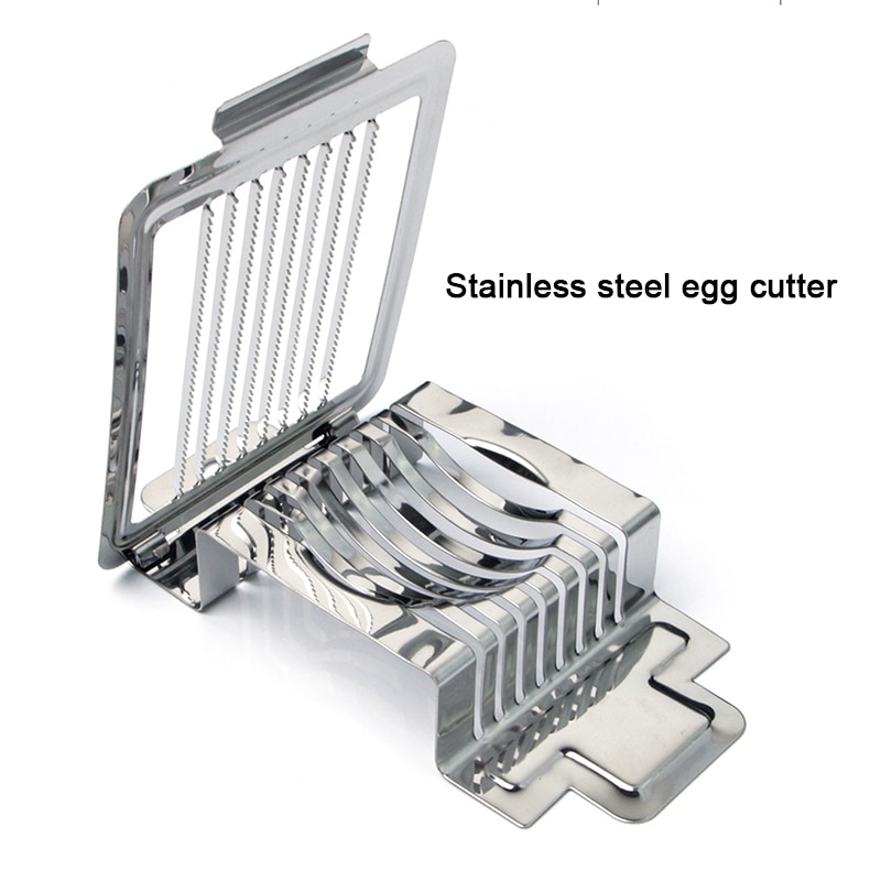 Stainless Steel Boiled Egg Slicer Section Cutter Mushroom Tomato Cutter Mold Kitchen Skiving Machine Cooking Accessories Tools