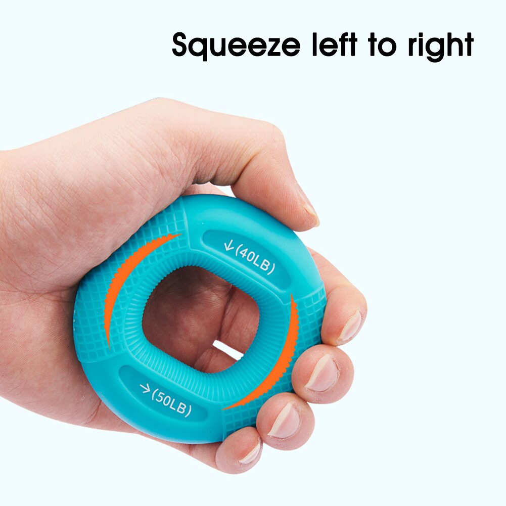 Silicone Finger Gripper Hand Resistance Band Gripping Ring Wrist Stretcher Finger Forearm Trainer Pow Exercise Carpal Expande