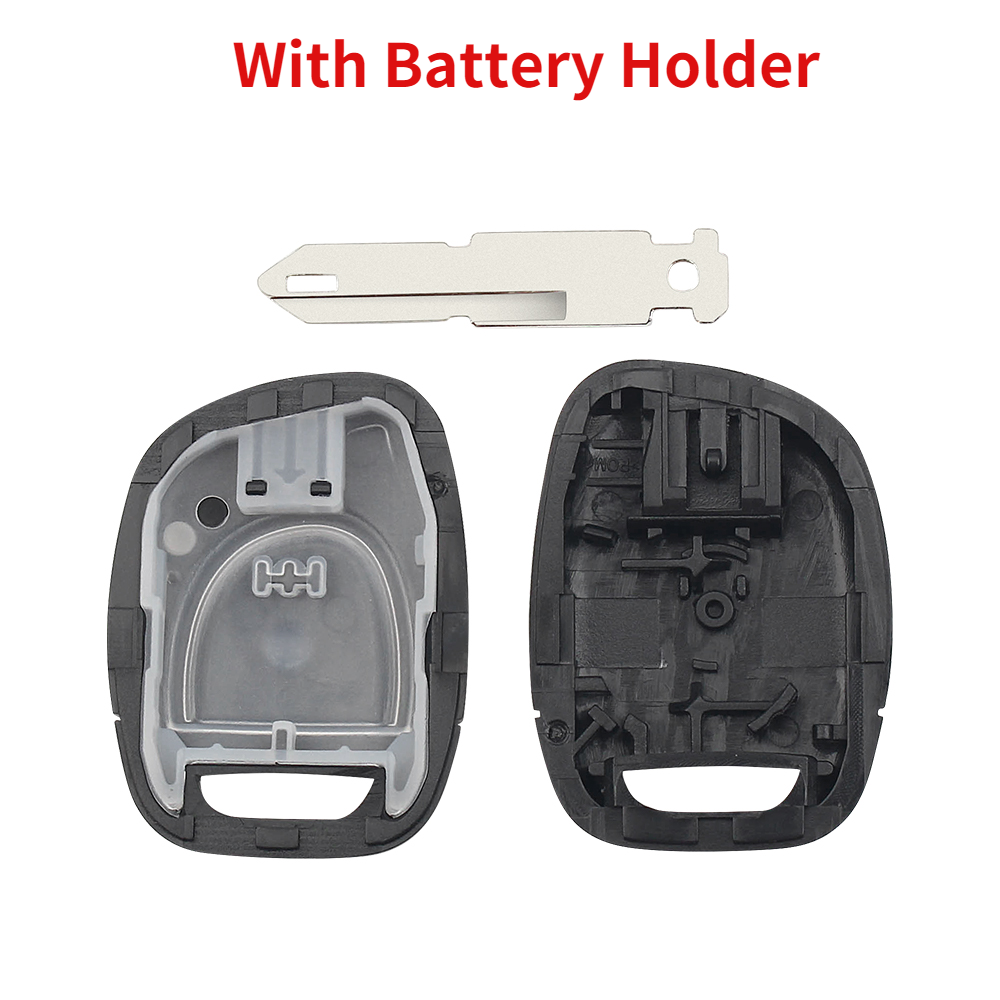 KEYYOU Chiave A Distanza dell'automobile Caso Borsette per Renault Clio 2001-2008 Simbolo Kangoo 2002-2004 Twingo maestro n72 VAC102 Supporto Della Batteria