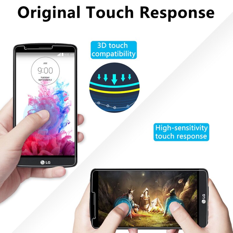 9h hd telefon herdet glass for lg  g5 g6 g3 g2 skjermbeskytter beskyttende tøff frontfilm for lg  k10 power  k11 pro