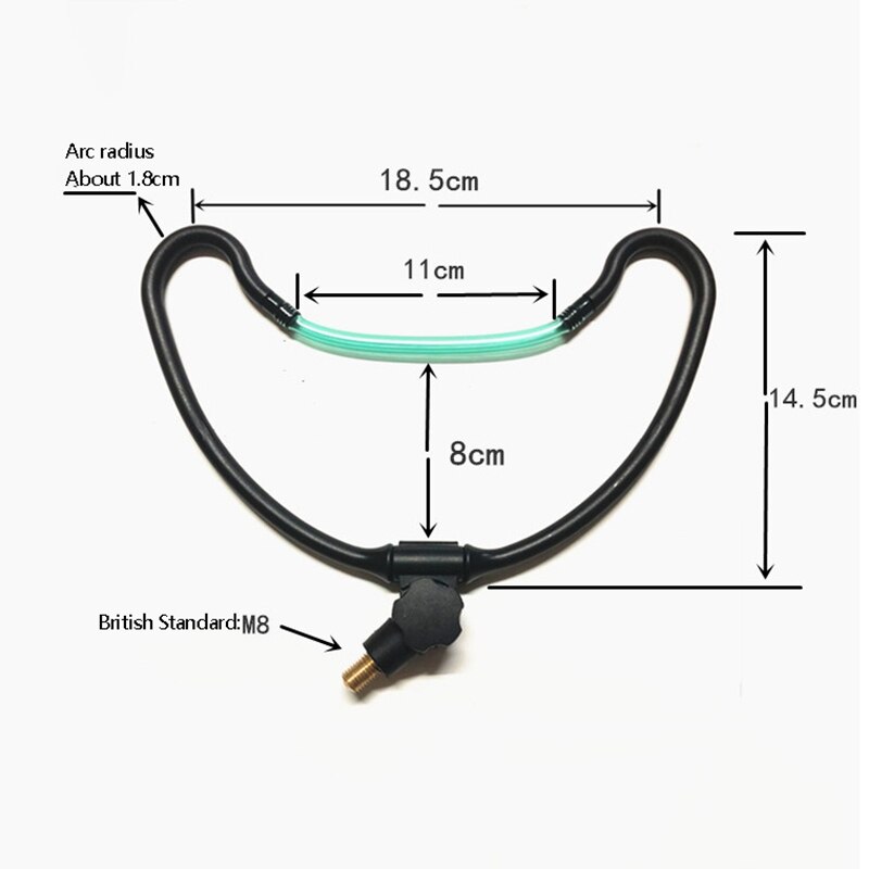 2Pack Carp Fishing Rod Holder Fishing Pole Pod Stand for Outdoor Carp Fish Feeder Fishing