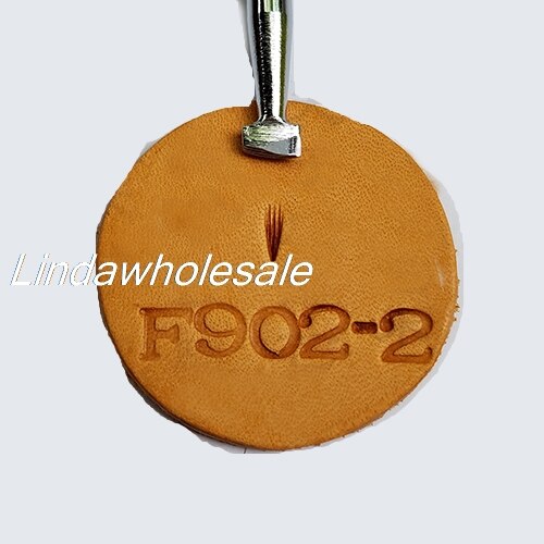 Lederen Carving Graveren Gereedschap F902/F902-2/F916/F918, metalen gereedschap, lederen postzegels: F902-2