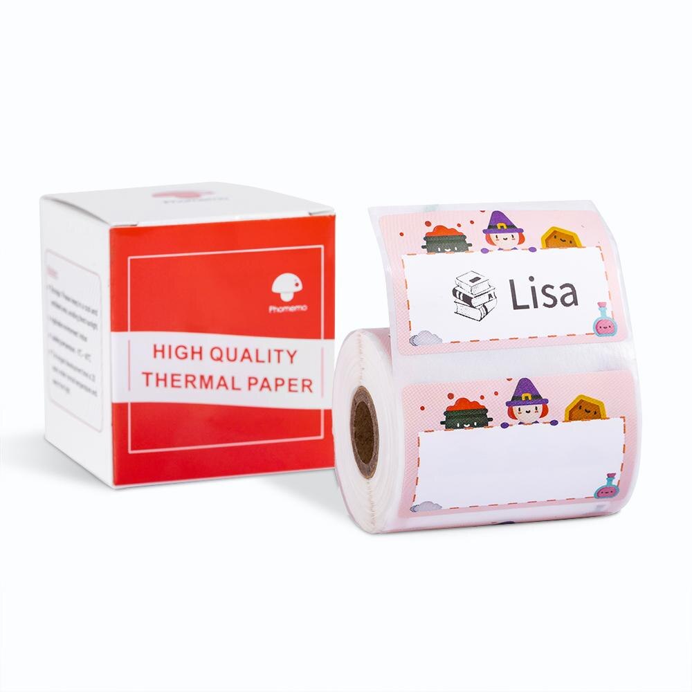 Phomemo M110/M200 Name Etikett selbst-Klebstoff Aufkleber 1 rollen/Kasten Thermische Papier: Campus A