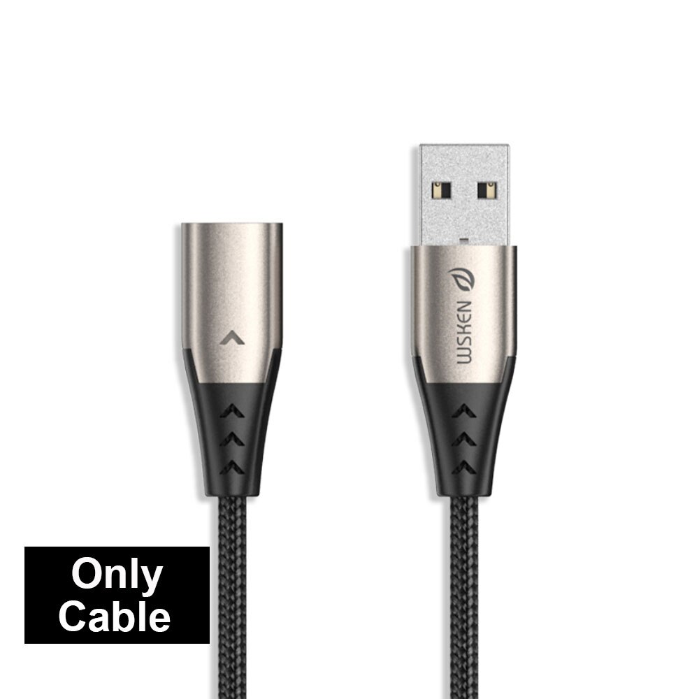 Cabo usb magnético de carregamento rápido da faixa 5a, para huawei mate 30 p30 pro, USB-C cabo de dados c oneplus oppo: Only Cable