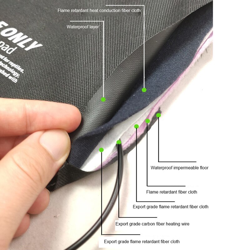 Tappetino riscaldante USB tappetino riscaldante per animali domestici con termoregolatore interruttore Timer regolabile tappetino riscaldante temperatura incubatore