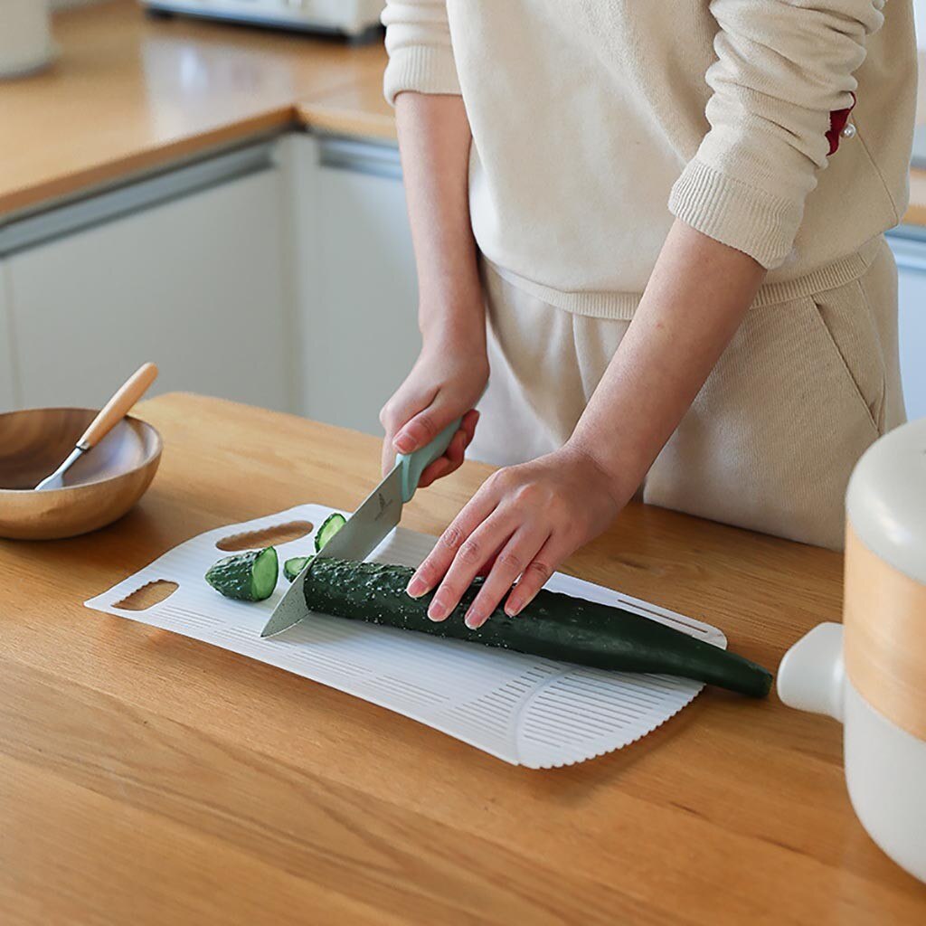 Opvouwbare Hakblokken Tool Flexibele Snijplank Plastic Groente Vlees Snijplank Thuis Vierkante Pizza Board