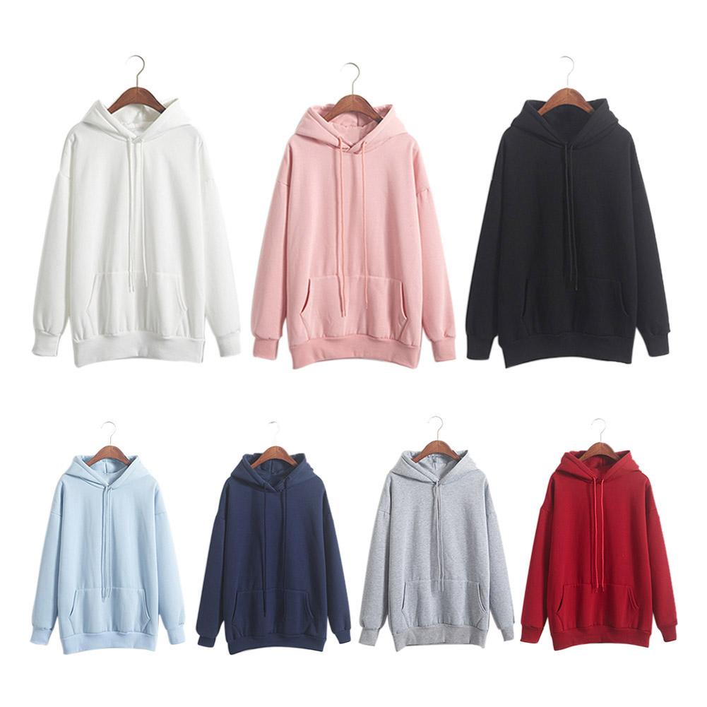 Fleece Sweatshirts Women Pink Women's Gown A Hood Hoodies Ladies Long Sleeve Casual Hooded Pullover Clothes Sweatshirt Hoodie