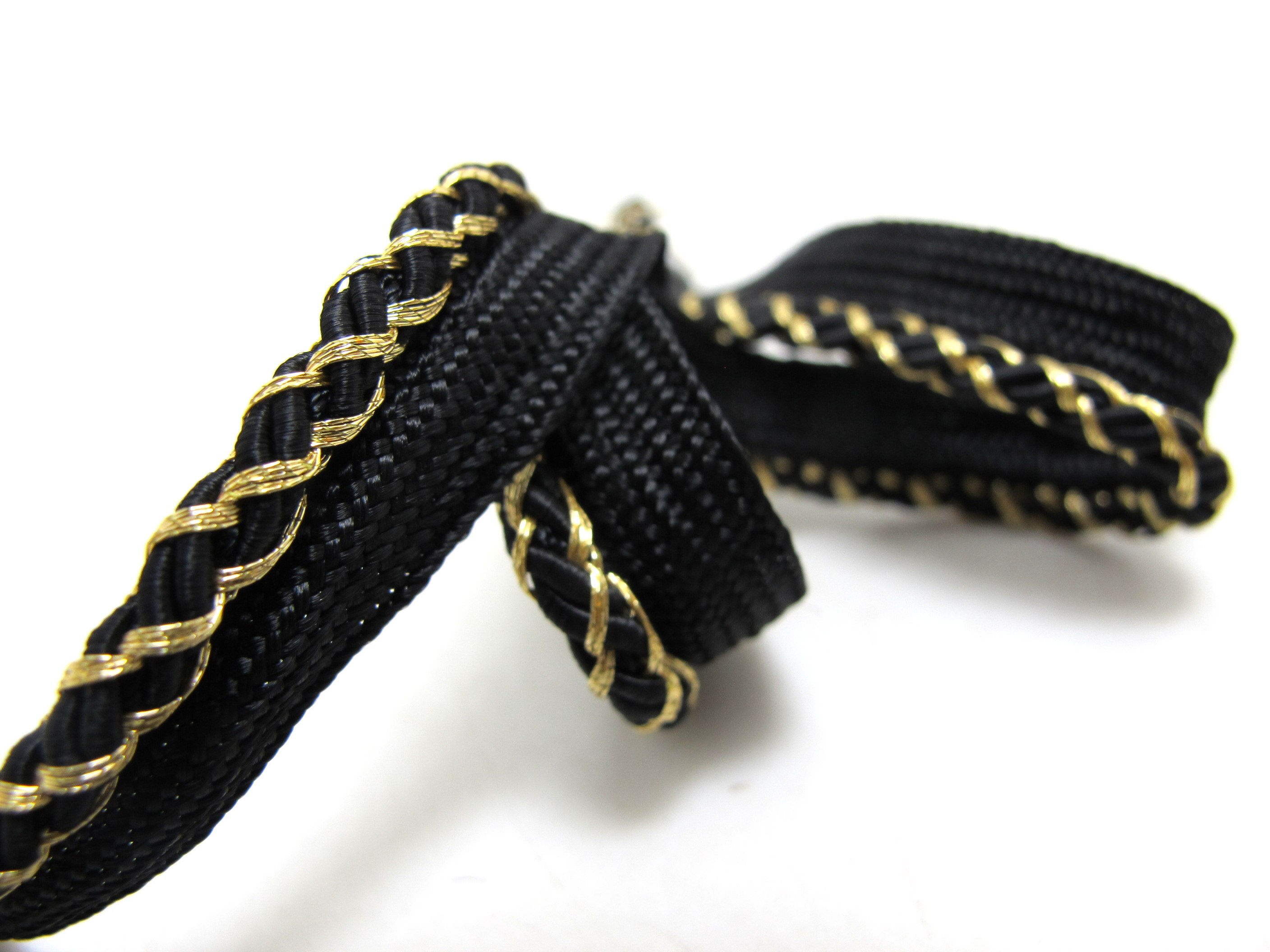 5 Yards 3/8 Inch Zwart en Bruin Piping Lip Koord Trim | Kussen Kussen Trim | Bekleding Rand Trim Naaien levert