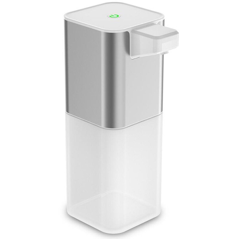 Dispenser Pressless Spray Machine Sensor Press Soap Dispenser 350Ml USB Soap Dispenser for Home: Silver