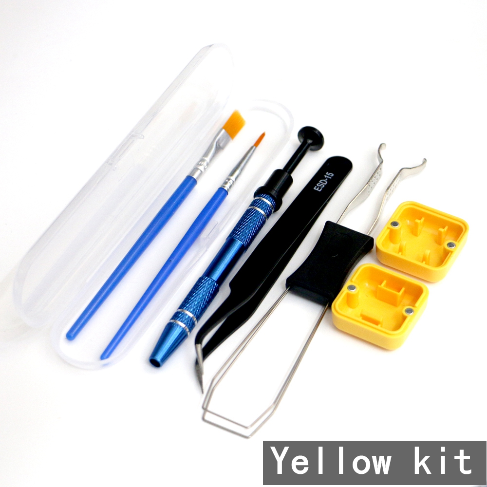 Keyboard Keycaps Switch Puller Opener Switch Lubrication Package for Mechanical Gamer Swap Mechanical Keyboard Accessory Kit: Orange