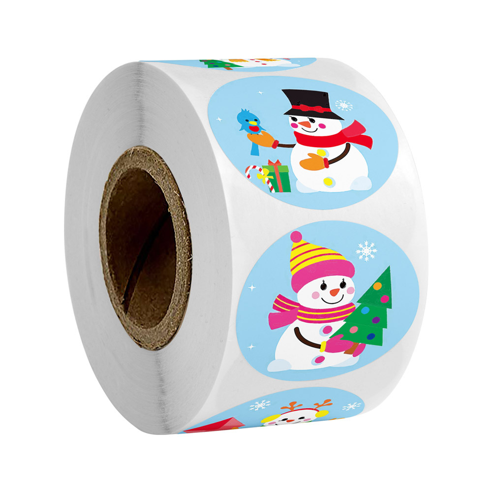 1 zoll große aufkleber mit weihnachtsmotiven, weihnachtsbaum, elch, süßigkeitentüzehn-verschlussaufkleber, weihnachtskarton-etikett, jahreszahl, weihnachtsschmuck: Qy687-100 stck.