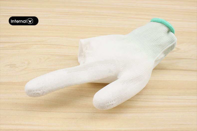 1 paire Antistatique Antidérapant Gants PU Ordinateur Réparation ESD Travailleur Électronique Nitted Antistatique Gant Pour Ordinateur PC Réparation De Téléphone