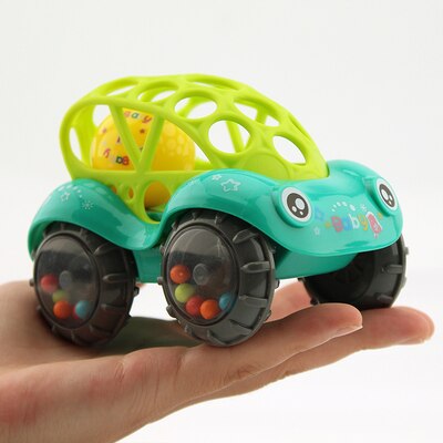 Rammelaar en Roll Auto, diverse Kleuren O Bal Spelen Speelgoed Kids Game Peuter Baby educatief speelgoed voor kinderen Rammelaars 0-2 jaar: green