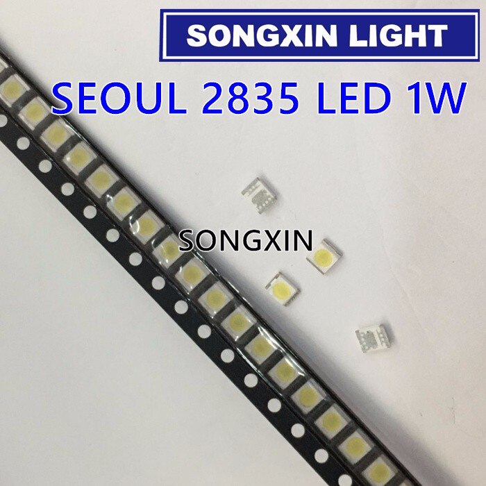 1000pcs SEOUL High Power LED LED Backlight 1210 3528 2835 1W 100LM Cool white SBWVT120E LCD Backlight for TV TV Application