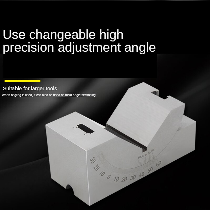 Drilling And Milling Machine Angle Pad Right Angle Precision Adjustable Angle Gauge Scale Angle Meter KP30