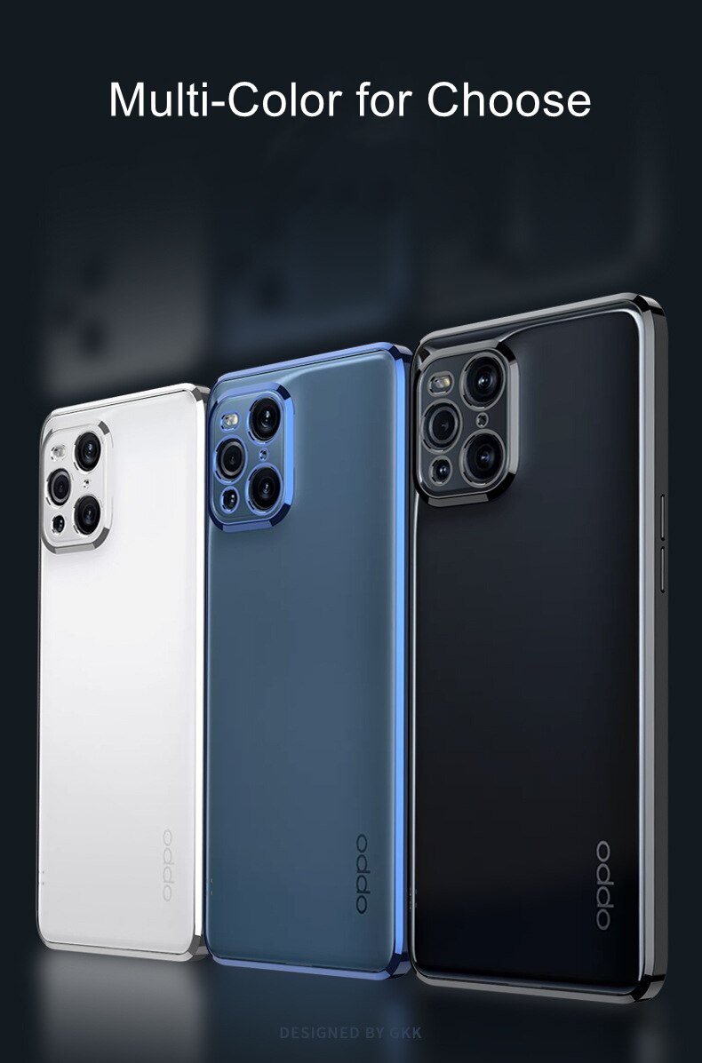 Funda protectora para teléfono OPPO Find X3 Pro, protector de silicona suave, transparente, ultrafina, X3pro