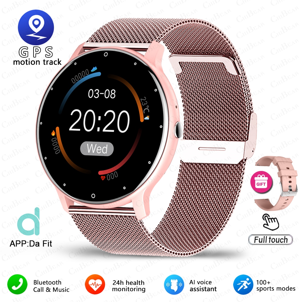 ZL02 Orologio intelligente da uomo Full Touch Screen Sport Fitness Tracker IP68 Impermeabile Chiamata Bluetooth Smartwatch per Xiaomi Uomo Donna 2025: Blu