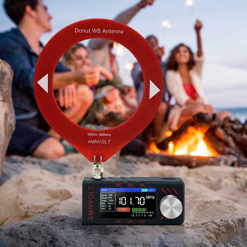 SI4732 récepteur Radio toutes bandes ATS MINI PRO 0.5-108mhz LSB USB AM FM FM/AM ESP-32-S3 Radio HF SW MW VHF Radio avec antenne